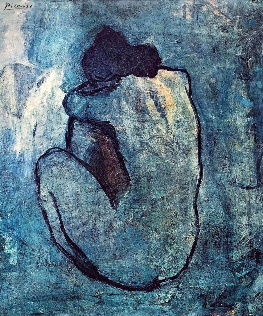 Picasso, Blu nudo, 1902.